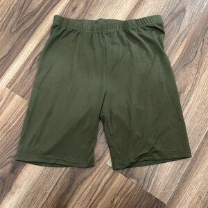 Fashion Nova Olive Green Athletic Shorts